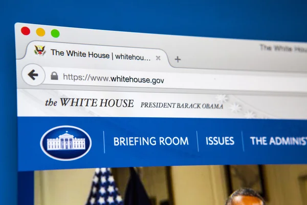 stock image The Official Website of The White House