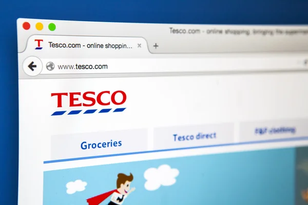 Tesco site oficial — Fotografia de Stock