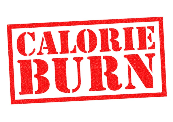 CALORIE BURN гумовий штамп — стокове фото