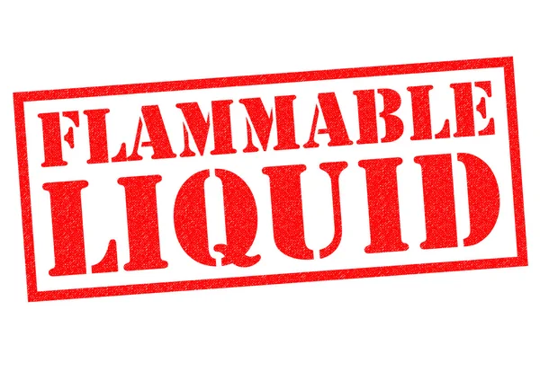 FLAMMABLE LIQUID Rubber Stamp — Stock Photo, Image