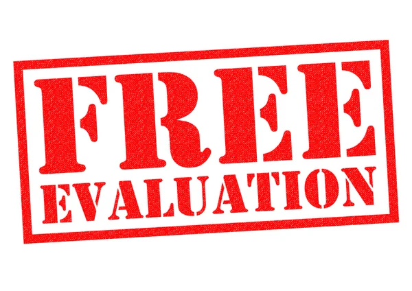 FREE EVALUATION Rubber Stamp — Stock Photo, Image