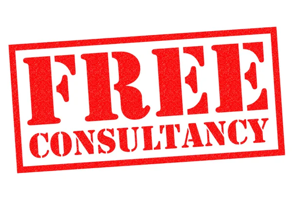 FREE CONSULTANCY Rubber Stamp — Stock Photo, Image