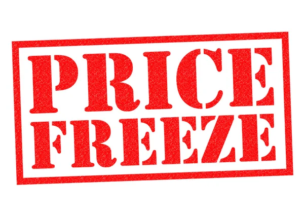 PRICE FREEZE Rubber Stamp — Stock Photo, Image