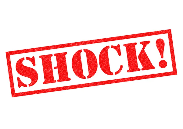 SHOCK! Rubber Stamp — Stock Photo, Image