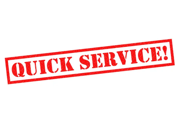 QUICK SERVICE! Rubber Stamp — Stock Photo, Image