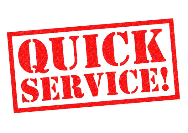 QUICK SERVICE! Rubber Stamp — Stock Photo, Image