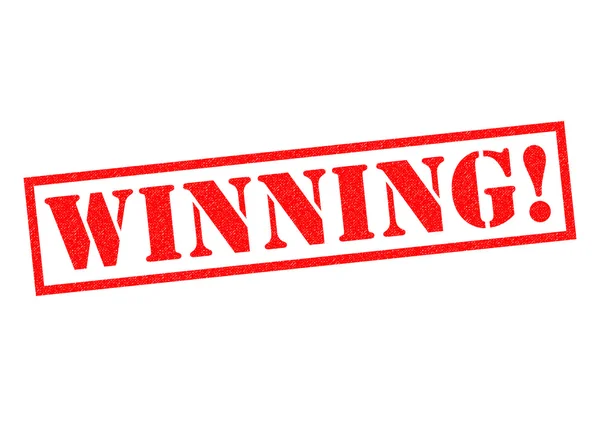 WINNING! Rubber Stamp — Stock Photo, Image