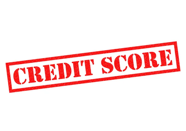 CREDIT SCORE Rubber Stamp — Stock Photo, Image