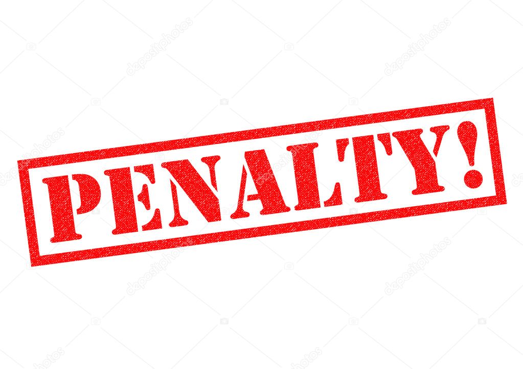 PENALTY! Rubber Stamp