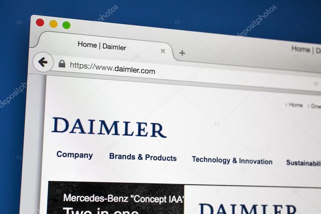 Daimler official Website