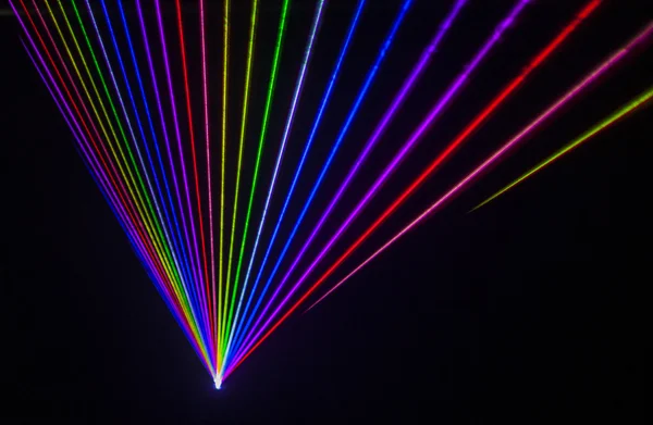 Efeito laser colorido — Fotografia de Stock