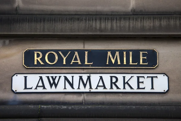 Royal Mile i Edinburgh — Stockfoto