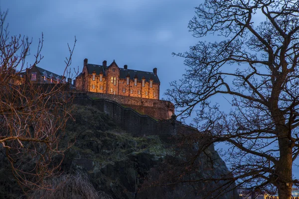 Castillo de Edinburgh en Escocia — Foto de Stock