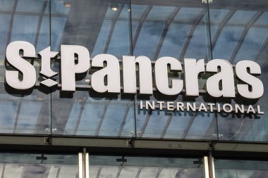 Londra'daki St pancras uluslararası istasyonu
