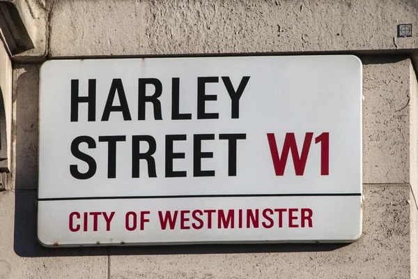 Harley Street a Londra — Foto Stock