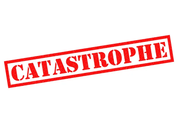 CATASTROPHE Rubber Stamp — Stock Photo, Image