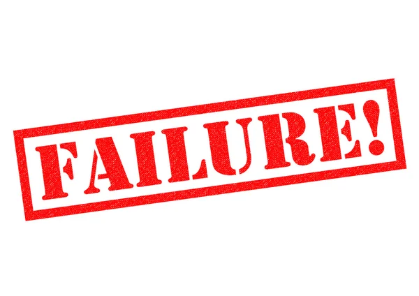 FAILURE! Rubber Stamp — Stock Photo, Image