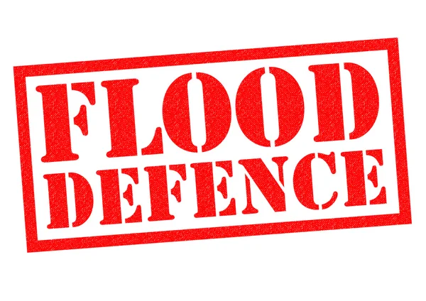 洪水の防衛のゴム印 — ストック写真