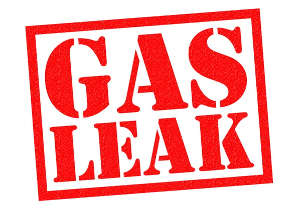 GAS LEAK Rubber Stamp — Stock Photo, Image