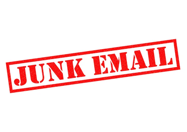 JUNK EMAIL Sello de goma — Foto de Stock