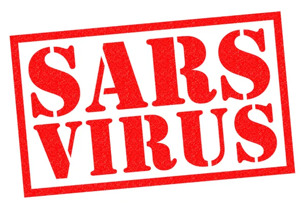 SARS VIRUS Sello de goma —  Fotos de Stock