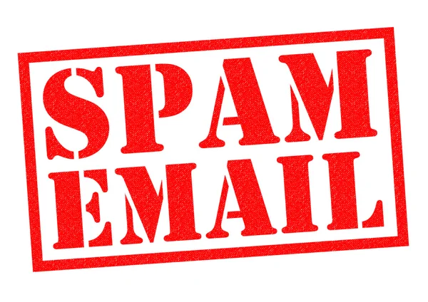 Francobollo di gomma SPAM EMAIL — Foto Stock