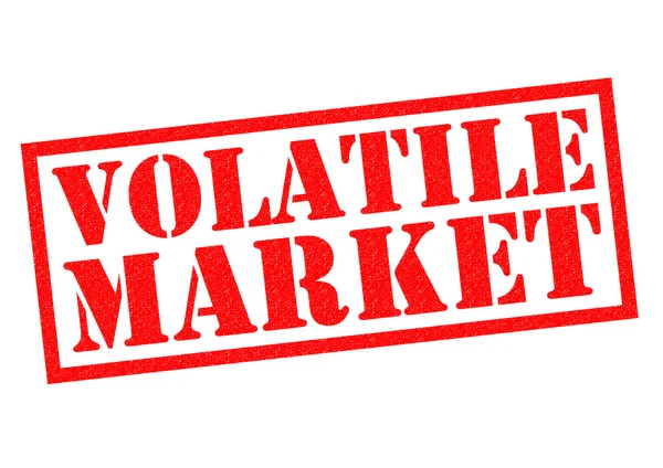 VOLATILE MARKET Rubber Stamp — Stock Photo, Image