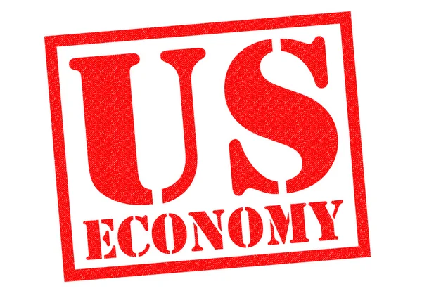 US ECONOMY Rubber Stamp — Stock Photo, Image