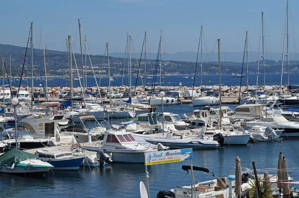Barche Yacht Nel Porto Ciotat Costa Azzurra Francia Luglio 2020 — Foto Stock