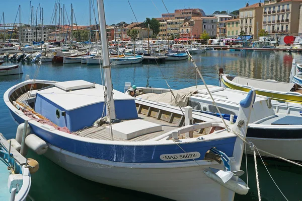 Barche Yacht Nel Porto Ciotat Costa Azzurra Francia Luglio 2020 — Foto Stock