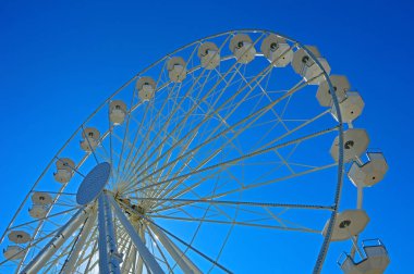 Ferris wheel in Antibes near Port Vauban, France