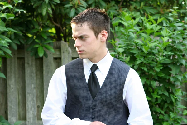 Angry Prom Boy — Stock Photo, Image