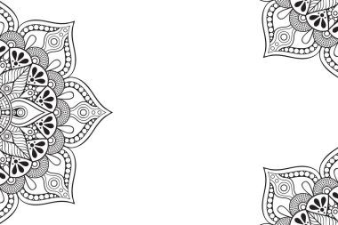 Güzel arkaplan geometrik daire ögesini süslemek vektör içinde yapılır