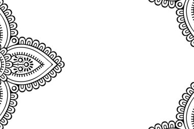 Güzel arkaplan geometrik daire ögesini süslemek vektör içinde yapılır