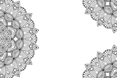 Güzel arkaplan geometrik daire ögesini süslemek vektör içinde yapılır