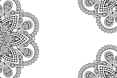 Güzel arkaplan geometrik daire ögesini süslemek vektör içinde yapılır