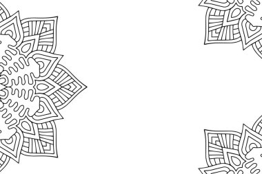 Güzel arkaplan geometrik daire ögesini süslemek vektör içinde yapılır