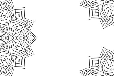 Güzel arkaplan geometrik daire ögesini süslemek vektör içinde yapılır