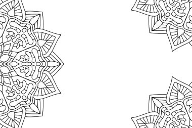 Güzel arkaplan geometrik daire ögesini süslemek vektör içinde yapılır