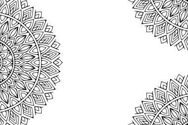 Güzel arkaplan geometrik daire ögesini süslemek vektör içinde yapılır