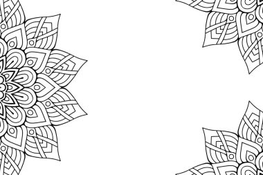 Güzel arkaplan geometrik daire ögesini süslemek vektör içinde yapılır