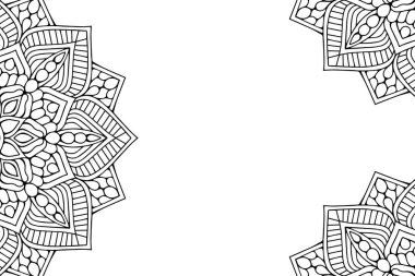 Güzel arkaplan geometrik daire ögesini süslemek vektör içinde yapılır