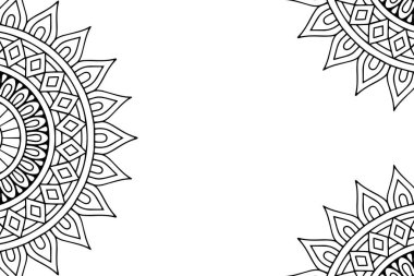 Güzel arkaplan geometrik daire ögesini süslemek vektör içinde yapılır