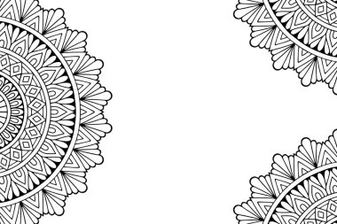 Güzel arkaplan geometrik daire ögesini süslemek vektör içinde yapılır