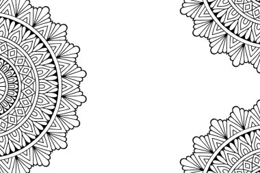 Güzel arkaplan geometrik daire ögesini süslemek vektör içinde yapılır