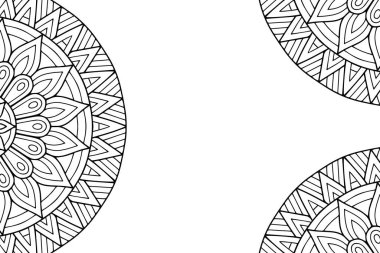 Güzel arkaplan geometrik daire ögesini süslemek vektör içinde yapılır