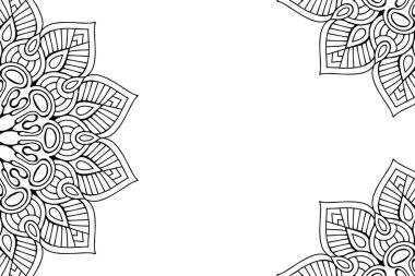 Güzel arkaplan geometrik daire ögesini süslemek vektör içinde yapılır