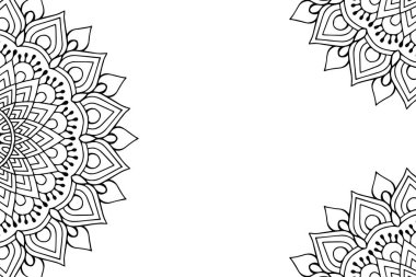 Güzel arkaplan geometrik daire ögesini süslemek vektör içinde yapılır