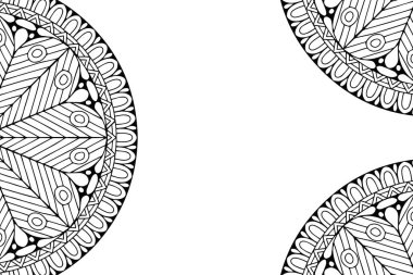 Güzel arkaplan geometrik daire ögesini süslemek vektör içinde yapılır