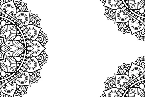 Güzel arkaplan geometrik daire ögesini süslemek vektör içinde yapılır